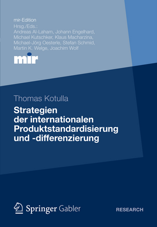 Strategien der internationalen Produktstandardisierung und -differenzierung - Thomas Kotulla