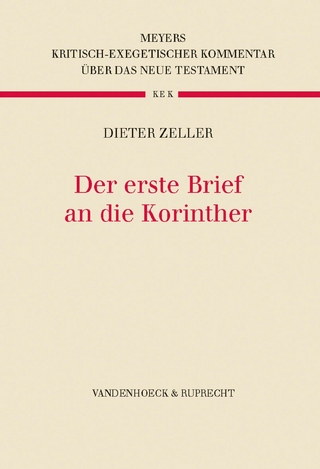Der erste Brief an die Korinther - Dieter Zeller