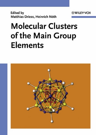 Molecular Clusters of the Main Group Elements - Matthias Driess; Heinrich Nöth