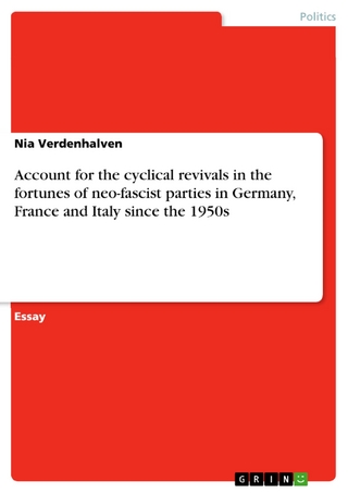 Account for the cyclical revivals in the fortunes of neo-fascist parties in Germany, France and Italy since the 1950s - Nia Verdenhalven