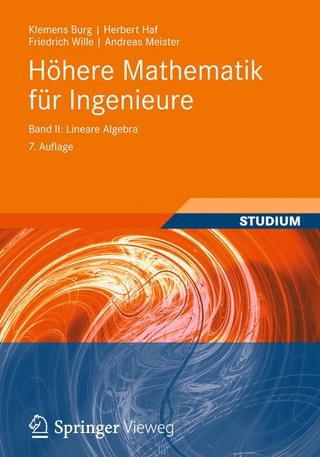 Höhere Mathematik für Ingenieure Band II - Klemens Burg; Herbert Haf; Friedrich Wille; Andreas Meister