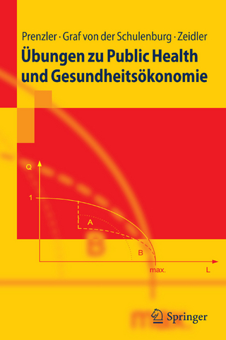 Übungen zu Public Health und Gesundheitsökonomie - Anne Prenzler; J.-Matthias Graf von der Schulenburg; Jan Zeidler