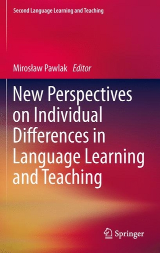 New Perspectives on Individual Differences in Language Learning and Teaching - Miros?aw Pawlak