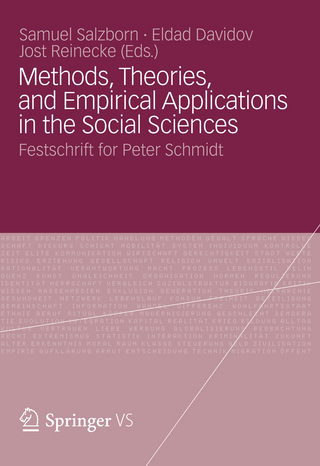 Methods, Theories, and Empirical Applications in the Social Sciences - Samuel Salzborn; Eldad Davidov; Jost Reinecke