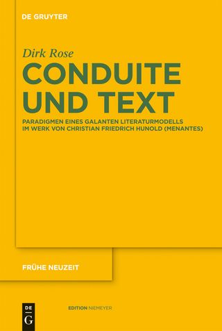 Conduite und Text - Dirk Rose