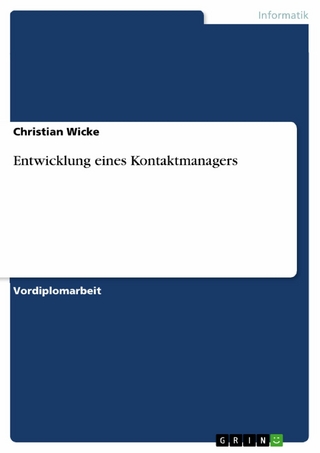 Entwicklung eines Kontaktmanagers - Christian Wicke