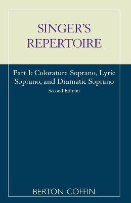 The Singer's Repertoire, Part I - Berton Coffin