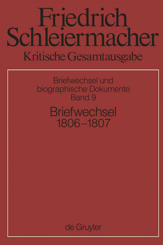 Briefwechsel 1806-1807 - Andreas Arndt; Simon Gerber
