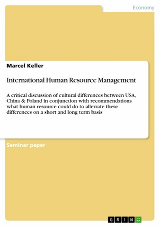 International Human Resource Management - Marcel Keller