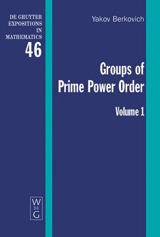 Yakov Berkovich; Zvonimir Janko: Groups of Prime Power Order. Volume 1 - Yakov Berkovich