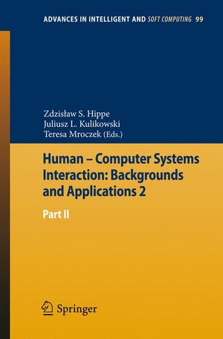 Human - Computer Systems Interaction: Backgrounds and Applications 2 - Zdzis?aw S. Hippe; Juliusz L. Kulikowski; Tteresa Mroczek