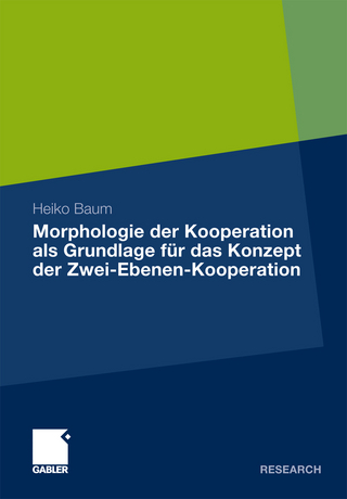 Morphologie der Kooperation als Grundlage für das Konzept der Zwei-Ebenen-Kooperation - Heiko Baum