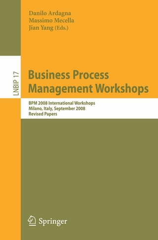 Business Process Management Workshops - Will Aalst; John Mylopoulos; Norman M. Sadeh; Michael J. Shaw; Clemens Szyperski; Danilo Ardagna; Ma