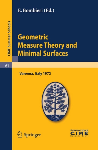 Geometric Measure Theory and Minimal Surfaces - E. Bombieri
