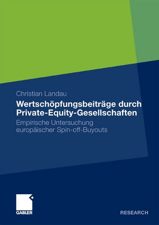 Wertschöpfungsbeiträge durch Private-Equity-Gesellschaften - Christian Landau