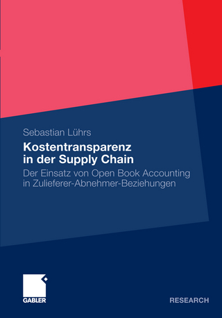 Kostentransparenz in der Supply Chain - Sebastian Lührs