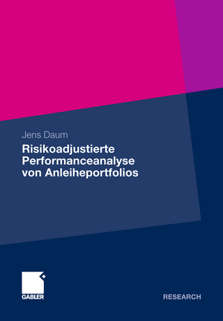 Risikoadjustierte Performanceanalyse von Anleiheportfolios - Jens Daum