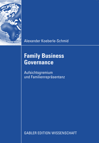 Family Business Governance - Alexander Koeberle-Schmidt