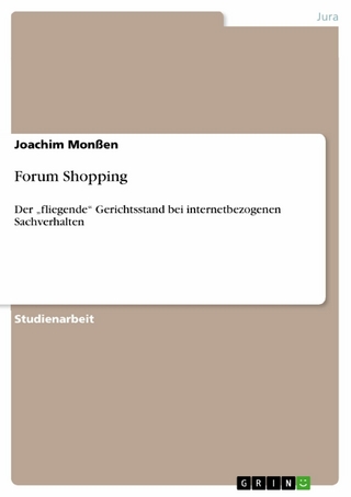 Forum Shopping - Joachim Monßen