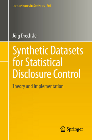Synthetic Datasets for Statistical Disclosure Control - Jörg Drechsler