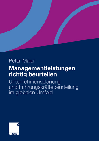 Managementleistungen richtig beurteilen - Peter Maier