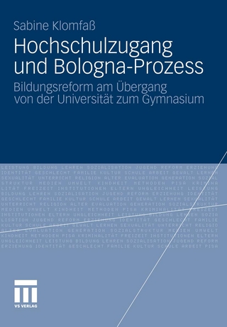 Hochschulzugang und Bologna-Prozess - Sabine Klomfaß