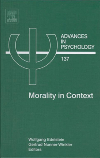 Morality in Context - Wolfgang Edelstein; Gertrud Nunner-Winkler