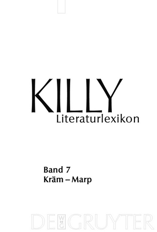 Kräm - Marp - Walther Killy; Wilhelm Kühlmann