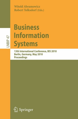 Business Information Systems - Witold Abramowicz; Robert Tolksdorf (Eds.)