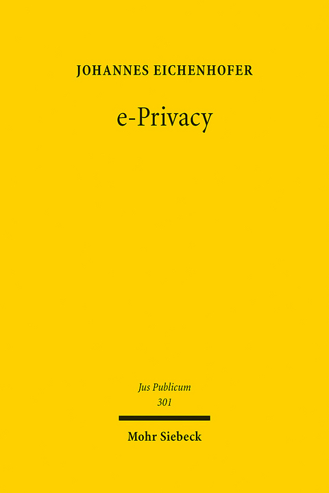 e-Privacy - Johannes Eichenhofer