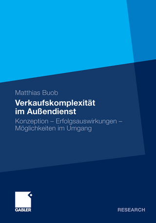 Verkaufskomplexität im Außendienst - Matthias Buob