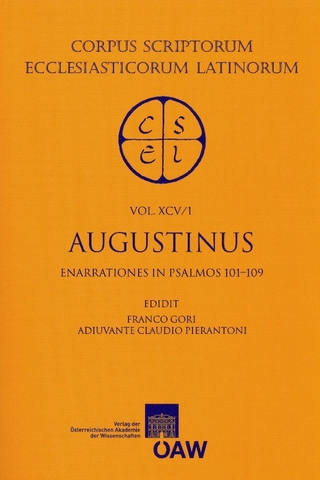 CSEL 95/1 Augustinus - Franco Gori