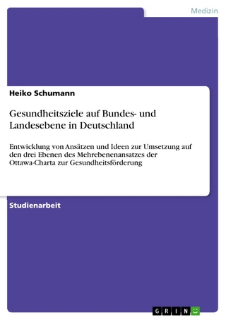 Gesundheitsziele auf Bundes- und Landesebene in Deutschland - Heiko Schumann