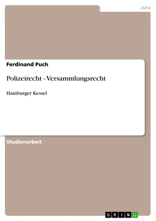 Polizeirecht - Versammlungsrecht - Ferdinand Puch