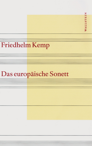 Das europäische Sonett - Friedhelm Kemp