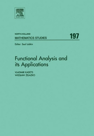 Functional Analysis and its Applications - Vladimir Kadets; Wieslaw Tadeusz Zelazko