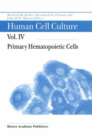 Human Cell Culture - F. Koller; John Masters; Bernhard o Palsson