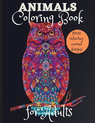 Animals Coloring Book For Adults - Elena Sharp