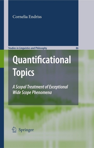 Quantificational Topics - Cornelia Ebert