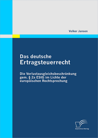 Das deutsche Ertragsteuerrecht - Volker Jansen