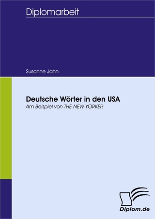 Deutsche Wörter in den USA - Susanne Jahn