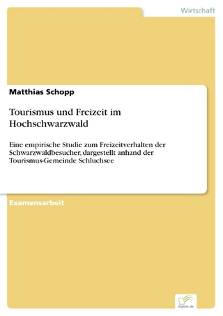 Tourismus und Freizeit im Hochschwarzwald - Matthias Schopp