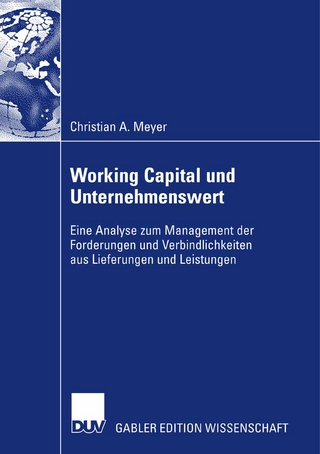 Working Capital und Unternehmenswert - Christian Meyer