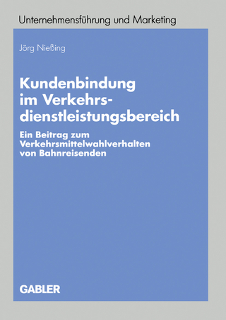 Kundenbindung im Verkehrsdienstleistungsbereich - Jörg Nießing
