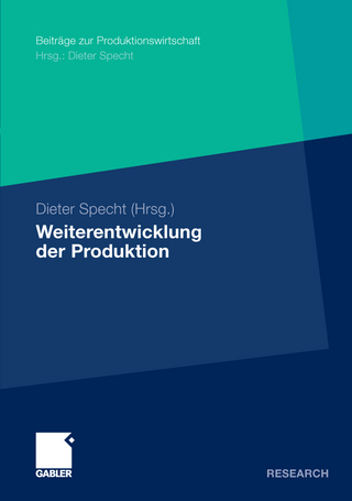 Weiterentwicklung der Produktion - Dieter Specht