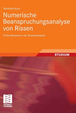 Numerische Beanspruchungsanalyse von Rissen - Meinhard Kuna