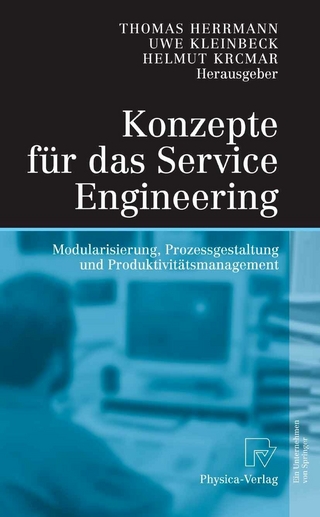 Konzepte für das Service Engineering - Thomas Herrmann; Uwe Kleinbeck; Helmut Krcmar