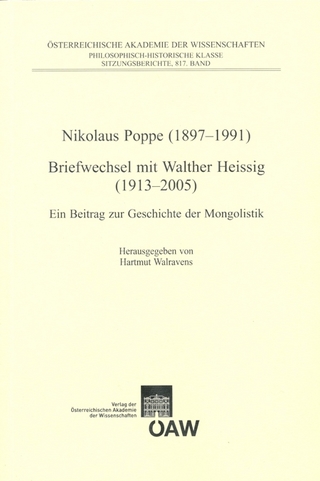 Nikolaus Poppe (1897-1991 Briefwechsel mit Walther Heissig (1913-2005) - Hartmut Walravens; Hartmut Walravens
