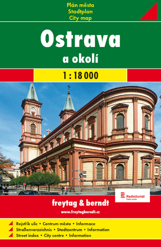 Ostrava / Ostrau (Stadtplan 1:18.000)