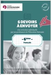Français 6e : 6 devoirs à envoyer à la correction individuelle par nos professeurs de l'Education nationale